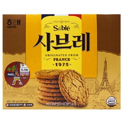 Бисквитное печенье "Сабле" Haitai, Корея, 252 г Акция