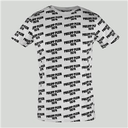 Philipp Plein - camiseta - algodón - estampado de fantasía - blanco y negro