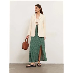 Юбка с разрезом  цвет: Зеленый S769/gotta | купить в интернет-магазине женской одежды EMKA