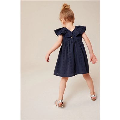 Cotton Broderie Dress (3mths-8yrs)