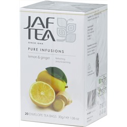 JAF TEA. Pure Infusions. Лимон-имбирь карт.пачка, 20 пак.