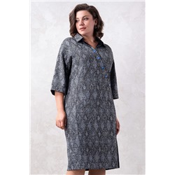 Платье Avanti 1575-2 серый/голубой
