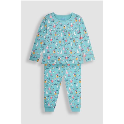 JoJo Maman Bébé 2-Pack Bunny Jersey Pyjamas