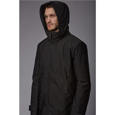 Демисезонная мужская куртка (PLX)PA10210, цвет чёрный