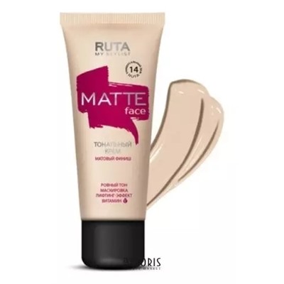 RUTA Тон. крем матирующий MATTE FACE 14 универсальный беж