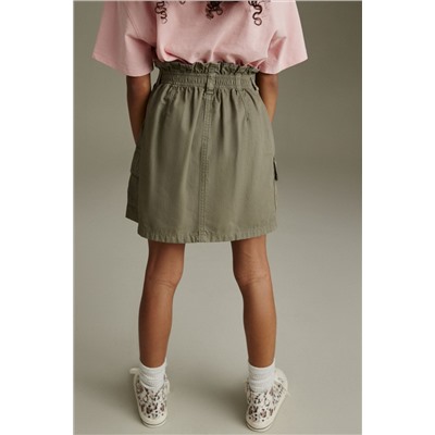 Khaki Green Cargo Skirt (3-16yrs)