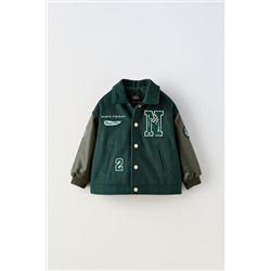 CONTRAST JACKET WITH PATCHES