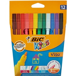 Фломастеры 12цв., Bic, 888695