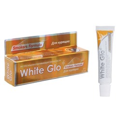 Зубная паста отбеливающая для курящих 24 гр WHITE GLO