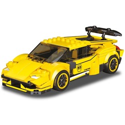 Конструктор Mioshi Tech "Гонка: Жёлтый спорткар" (328 дет., 17 см)