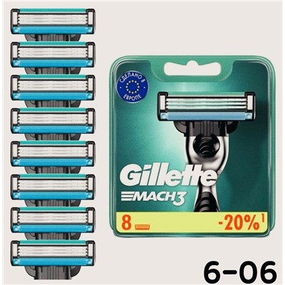 РАСПРОДАЖА 
Сменные кассеты Gillette Mach3
02.08.