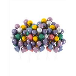 Bebelot Holiday набор воздушных шаров (хром, 100 шт., 30 см, разноцв.)