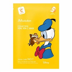 JMsolution Маска тканевая для сияния кожи с витамином С / Disney Collection Vital Vita C Mask, 30 мл