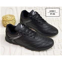 Мужские кроссовки 6103-1 черные