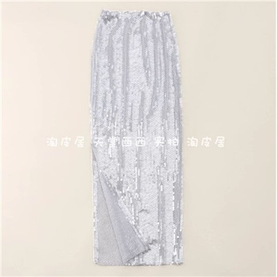 Сверкающая облегающая юбка карандаш  Экспорт ( какой то бренд из Inditex, возможно H&M или Bershka)