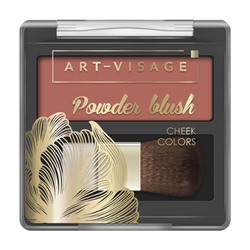 AV Румяна компактные с кисточкой Powder blush 304 sunset