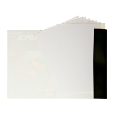 Бумага для маркеров А4, 8 листов, 180 г/м², в папке