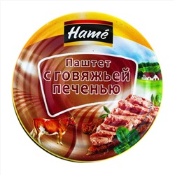 "Hame" Паштет из говяжей печени ж/б 117 гр.