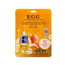 EKEL Egg Ultra Hydrating Essence Mask Тканевая маска для лица с экстрактом яичного желтка 25мл
