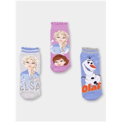 Supermino Frozen Licensed Girl's 3 пары носков-полотенец 20523