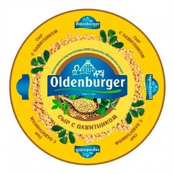 Сыр БОБРОВСКИЙ ТМ Oldenburger с пажитником 45% КУБИК кусковой 1кг/4 кг