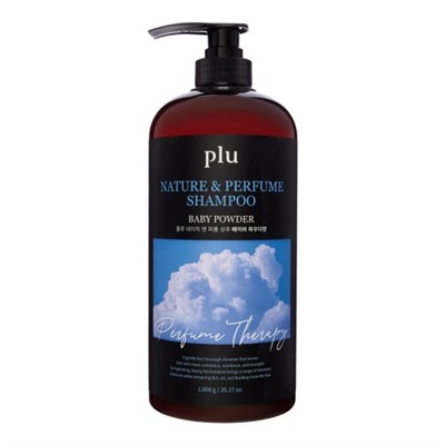 PLU Nature and Perfume Shampoo Baby Powder Парфюмированный шампунь для волос с ароматом детской присыпки 1л