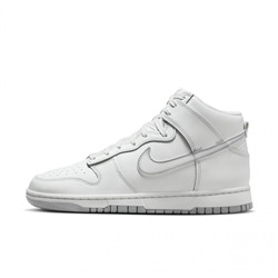 Кроссовки мужские n*ike Dunk High Airbrush Swoosh White Wolf Grey