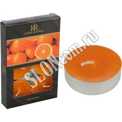 Свечи чайные ароматические "Апельсин" 6 шт