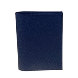 Обложка на паспорта из натуральной кожи, цвет темно синий