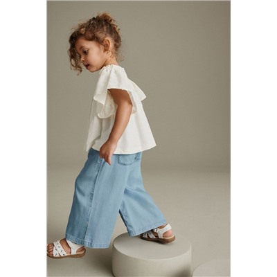 Denim Wide Leg Trousers (3mths-7yrs)