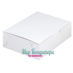 Коробка для кондитерских изделий БЕЗ ОКНА 200х150х60 (Белая)