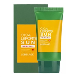 Lebelage Солнцезащитный крем для лица для активного отдыха / Cica Leports Sun Cream SPF50+ PA+++, 30 мл