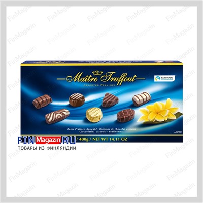 Шоколадные конфеты "Ассорти" Maitre Truffout 400 гр