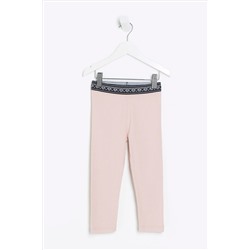 River Island Girls Waistband Rib Leggings