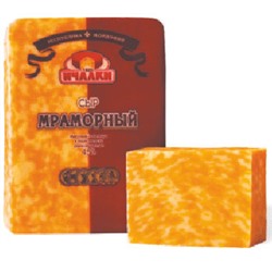 Сыр Мраморный Ичалки  45% малый брус 1*1,5кг/10кг