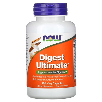 NOW Foods, DigestUltimate, 120вегетарианских капсул