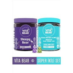Vita Bear Vitabear Sleepy Bear 60 Adet + Strong Hair 60 2 шт.