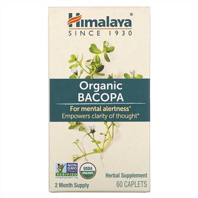 Himalaya, бакопа, 60 капсул