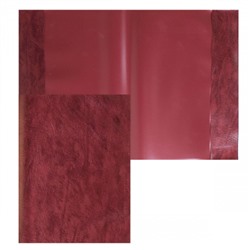 Обложка для журнала, ПВХ, 310*440 мм, 400 мкм, цвет бордовый ДПС 1894.ЖМ-103