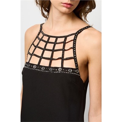 Vestido recto - Negro