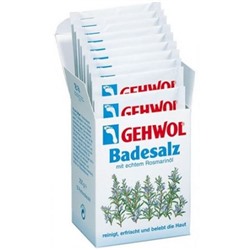 Gehwol Соль для ванны с маслом розмарина 10 пакетиков 250 гр