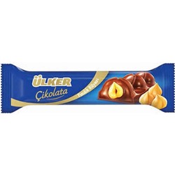 Батончик шоколадный Ulker "Cikolata" с фундуком 40,5 гр 1/24 01420-09