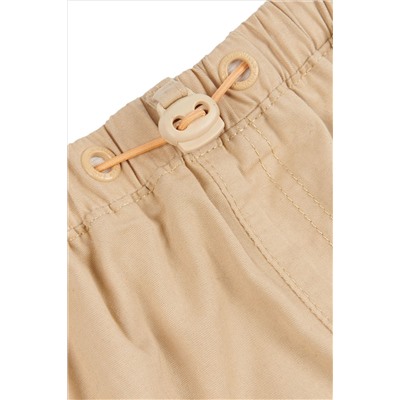 Jack Wills Loose Fit Girls Parachute Brown Trousers