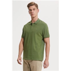 Мужская футболка с воротником-поло Twins зеленая