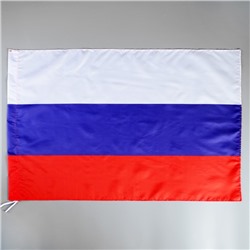 Флаг России, большой 60 х 90 см, полиэфирный шёлк