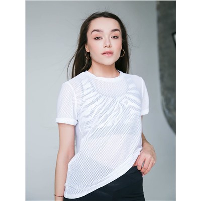 Футболка T-shirt mesh white