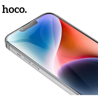 Защитное стекло Hoco для Iphone 15 Plus, Full-screen, 0.4 мм, полный клей