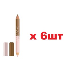 Bourjois BrowDuo Sculpt Карандаш и хайлайтер для бровей 21 Blond 6шт