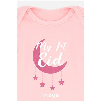 Personalised My 1st Eid Baby Bodysuit by Dollymix