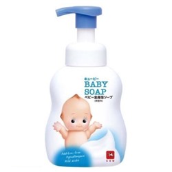 COW Детская пенка "2 в 1" для мытья волос и тела с первых дней жизни "QP Baby Soap" 400 мл / 12